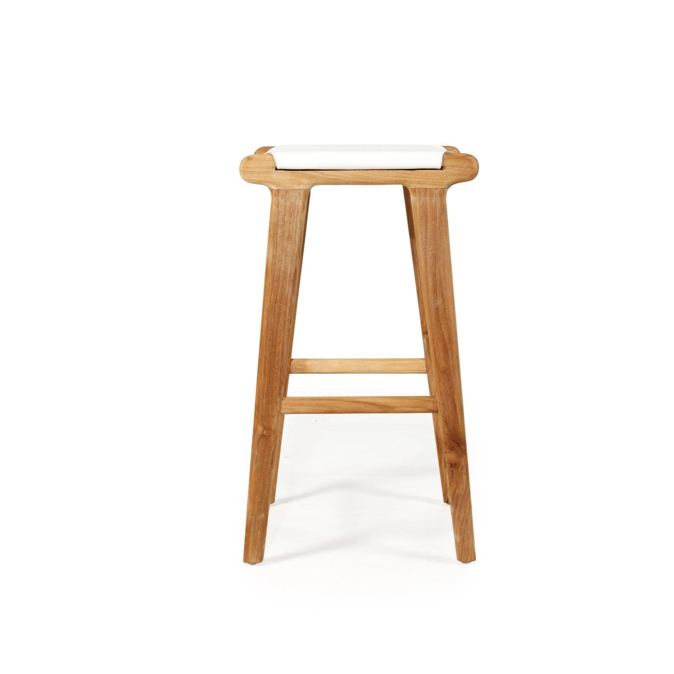 Paloma Leather Saddle Stool - Whitley