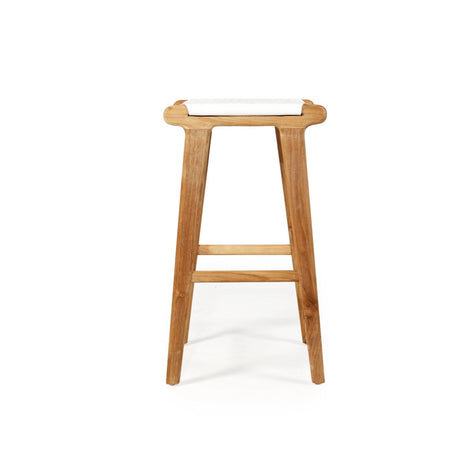 Paloma Leather Saddle Stool - Whitley