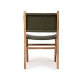Paloma Leather Side Chair – Olive 0.48m