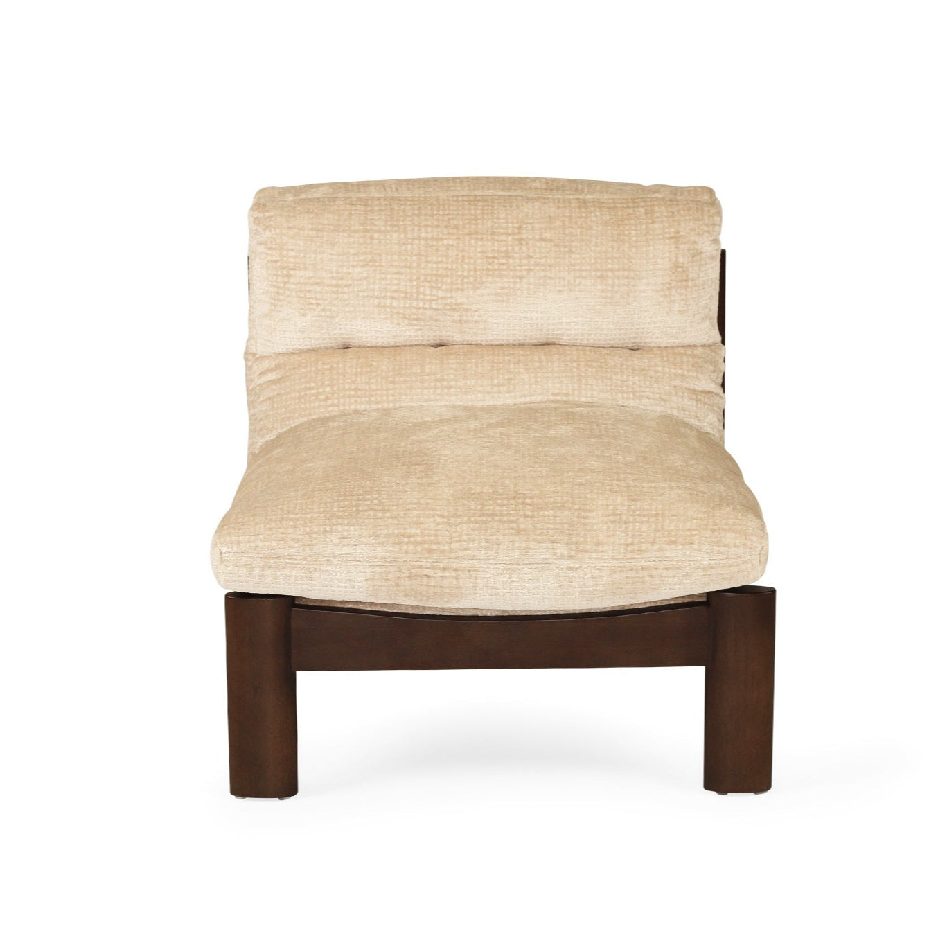 Parker European Oak Armchair – Natural on Charcoal Frame