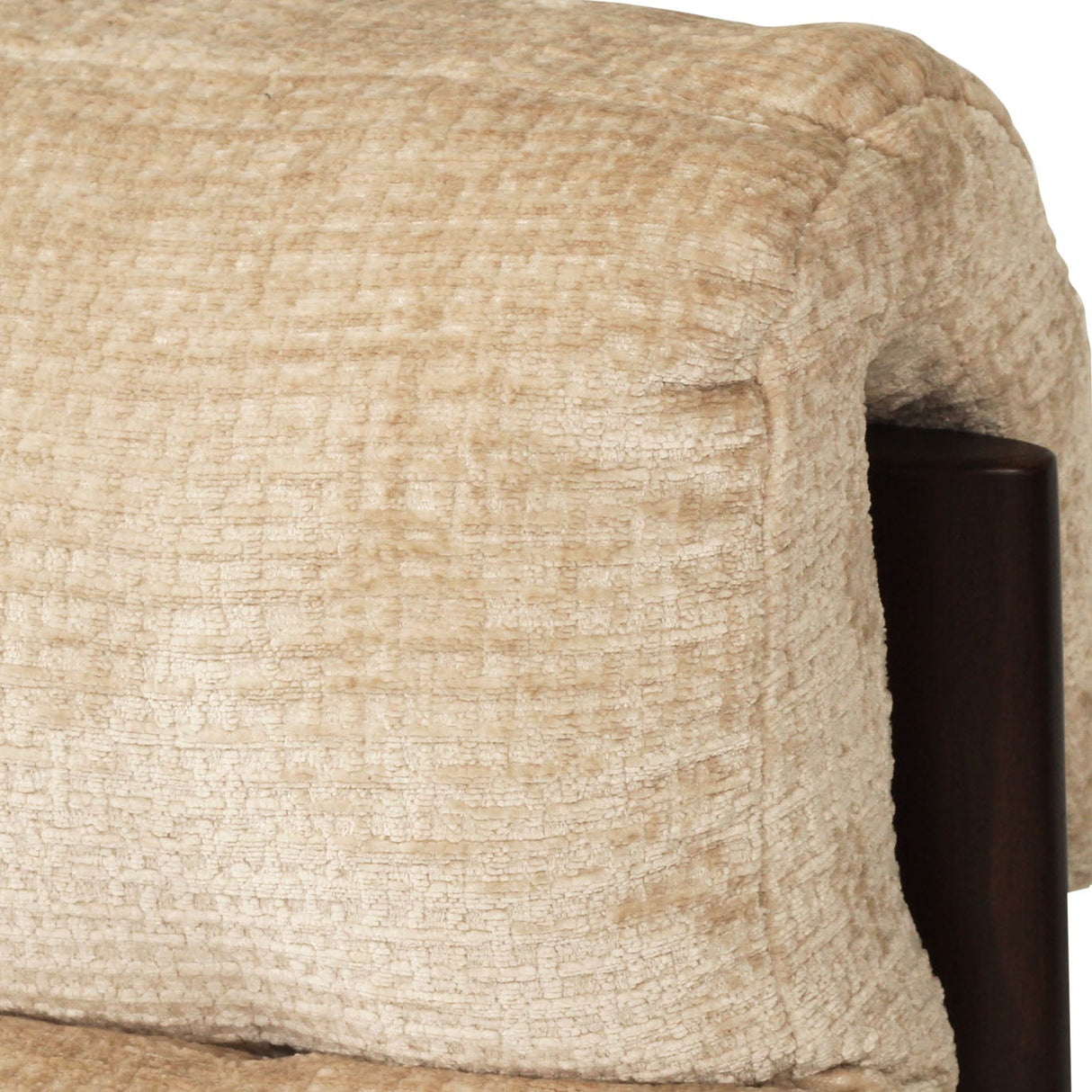 Parker European Oak Armchair – Natural on Charcoal Frame