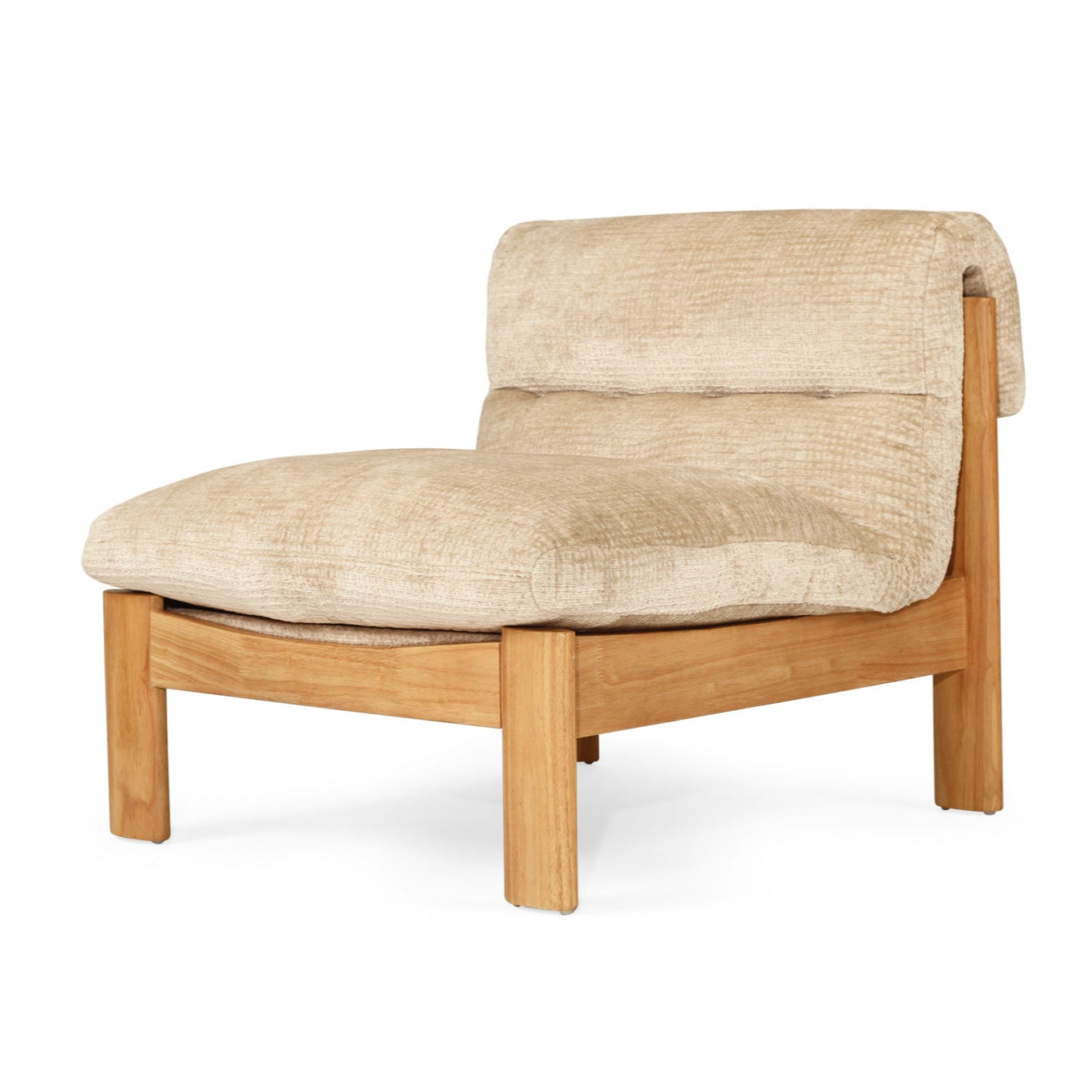 Parker European Oak Armchair – Natural on Natural Frame