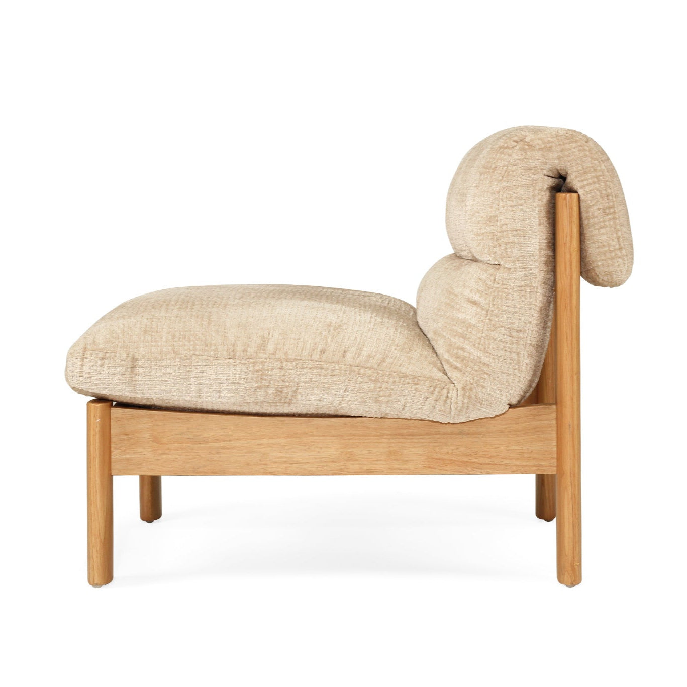 Parker European Oak Armchair – Natural on Natural Frame