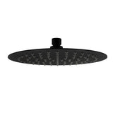 PAVIA Shower Head Stainless Steel Round (200mm) - Matte Black