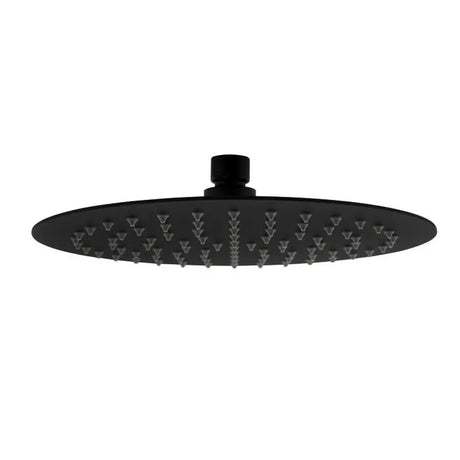 PAVIA Shower Head Stainless Steel Round (200mm) - Matte Black