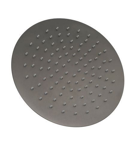 PAVIA Shower Head Stainless Steel Round (250mm) - Brushed Gun Metal