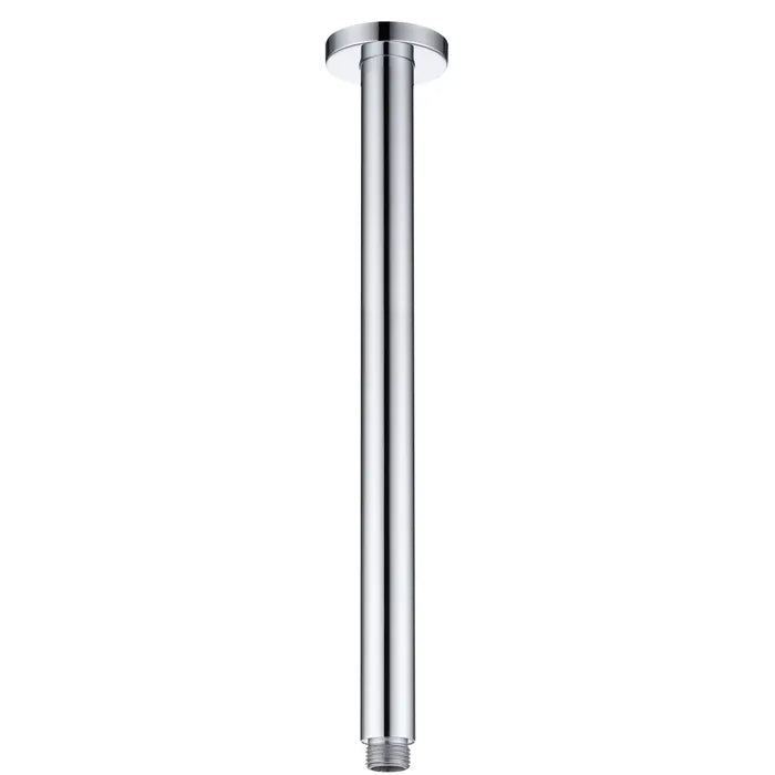 PAVIA Ceiling Shower Arm Round (400mm) - Chrome
