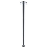 PAVIA Ceiling Shower Arm Round (400mm) - Chrome