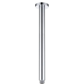 PAVIA Ceiling Shower Arm Round (400mm) - Chrome