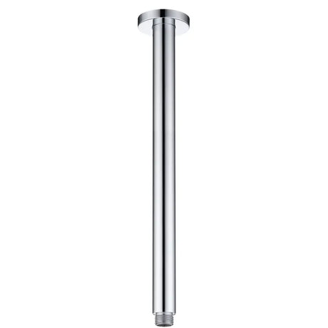 PAVIA Ceiling Shower Arm Round (400mm) - Chrome