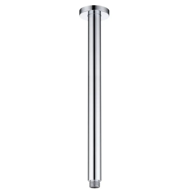 PAVIA Ceiling Shower Arm Round (400mm) - Chrome
