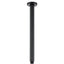 PAVIA Ceiling Shower Arm Round (400mm) - Matte Black