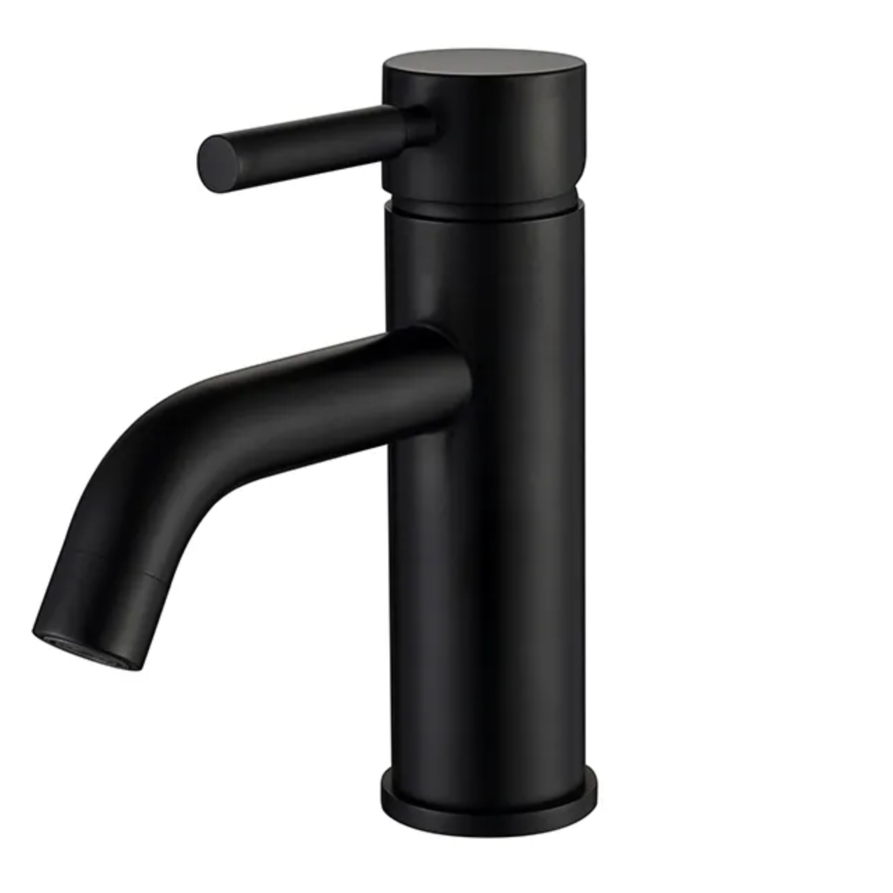 PAVIA Curved Basin Mixer - Matte Black