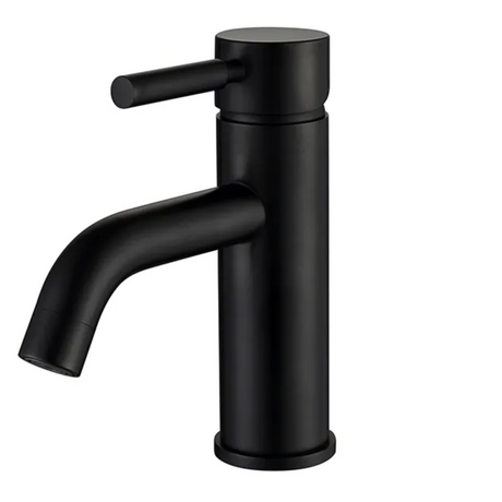 PAVIA Curved Basin Mixer - Matte Black