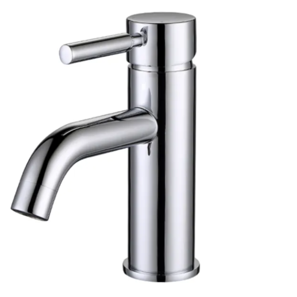 PAVIA Curved Basin Mixer - Chrome