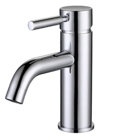 PAVIA Curved Basin Mixer - Chrome