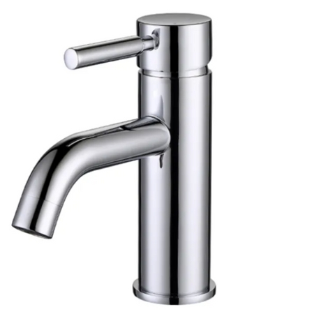PAVIA Curved Basin Mixer - Chrome