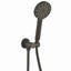 PAVIA Handheld Shower Set Round - Brushed Gun Metal