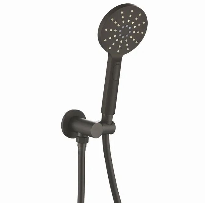PAVIA Handheld Shower Set Round - Brushed Gun Metal