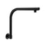 PAVIA Swivel Gooseneck Shower Arm - Matte Black