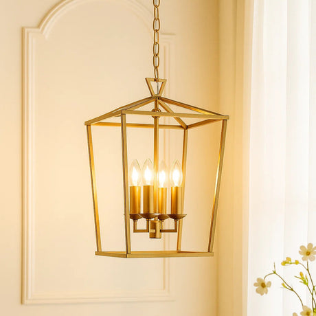 Perigan 4lt Pendant Matt Gold