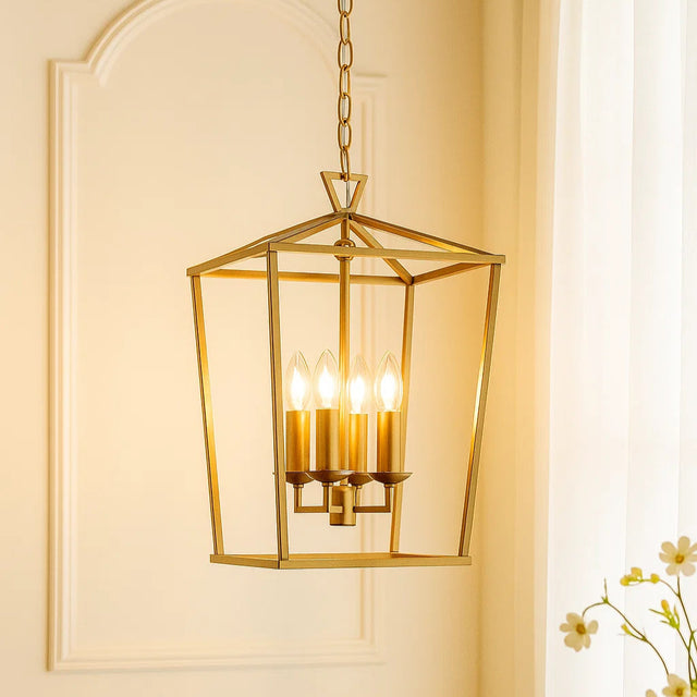Perigan 4lt Pendant Matt Gold