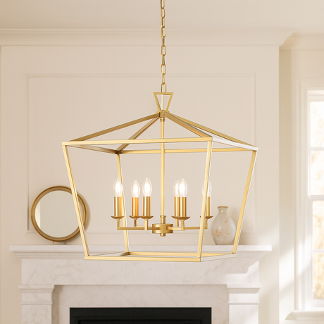 Perigan 6lt Pendant Matt Gold