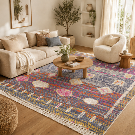 Peru Arequipa Multi Contemporary Rug