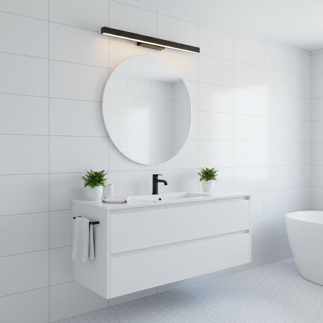 Polo 16W Led Vanity Light Black