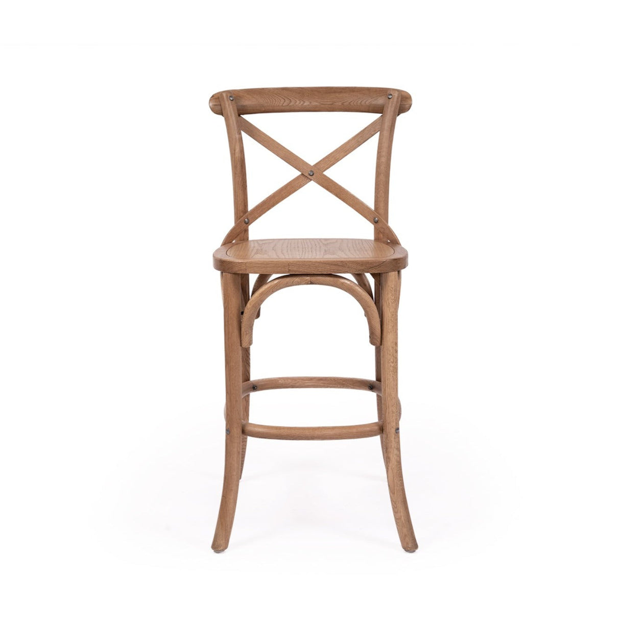 Providence Crossley Natural Oak Back Counter Stool – Timber Seat