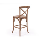 Providence Crossley Natural Oak Back Counter Stool – Timber Seat