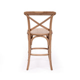 Providence Crossley Natural Oak Back Counter Stool – Timber Seat