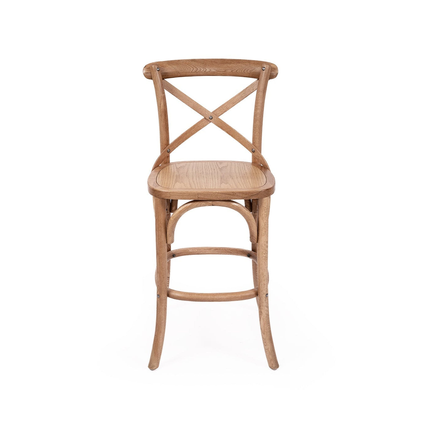 Providence Crossley Natural Oak Back Counter Stool – Timber Seat