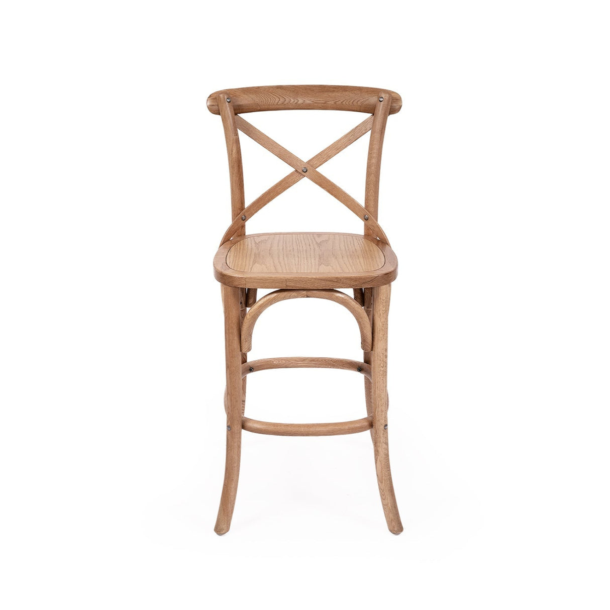 Providence Crossley Natural Oak Back Counter Stool – Timber Seat