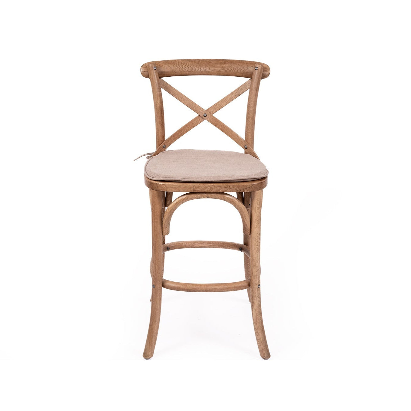 Providence Crossley Natural Oak Back Counter Stool – Timber Seat