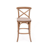 Providence Crossley Natural Oak Back Counter Stool – Timber Seat