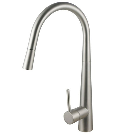 OTTI Pull Out Sink Mixer 420 - Brushed Nickel