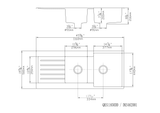 POS Quartz Top-mount Kitchen Single Sink 860x500x216 (Matte Black)
