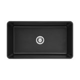 Farmhouse Quartz Kitchen Single Bowl Sink 838x482x262 (Matte White)