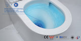Berlin Rimless Back To Wall Toilet Suite (Matte Black)