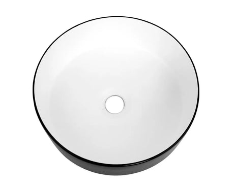 RADIUS Matte Black and Matte White Basin
