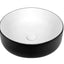 RADIUS Matte Black and Matte White Basin
