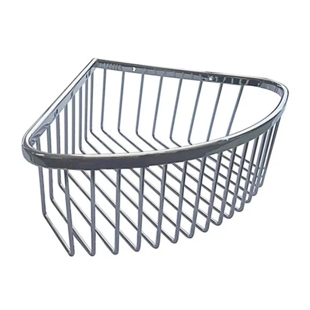 RANDO Corner Basket Chrome (205x205x90mm)