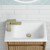 RAVIA Mini Fluted Wall Hung Cabinet (Harvest Oak)