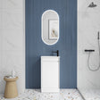 RAVIA Mini Fluted Floor Standing Cabinet (Matte White)