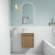 RAVIA Mini Fluted Wall Hung Cabinet (Harvest Oak)