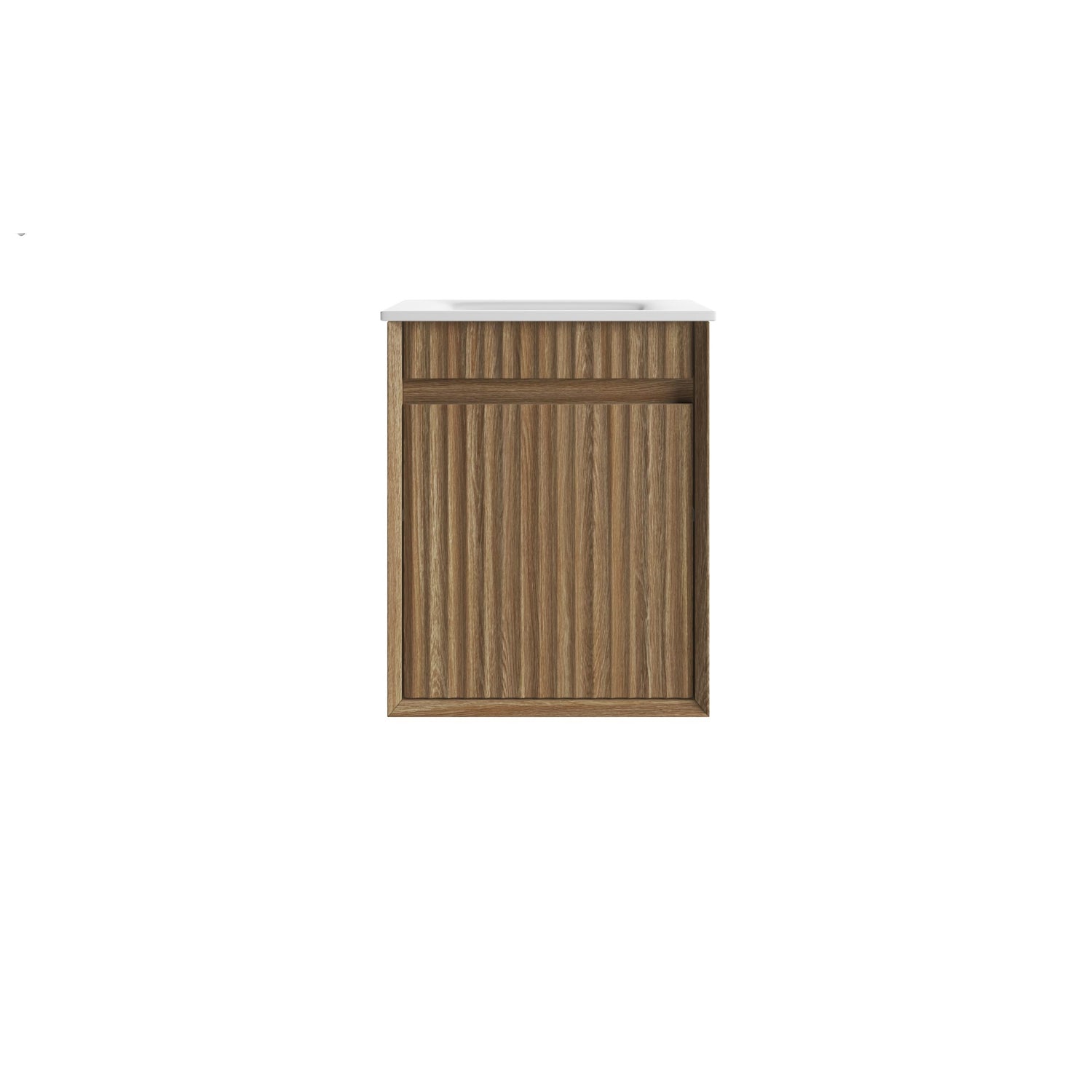 RAVIA Mini Fluted Wall Hung Cabinet (Harvest Oak)