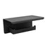 RECXIS Paper Holder with Phone Shelf - Black