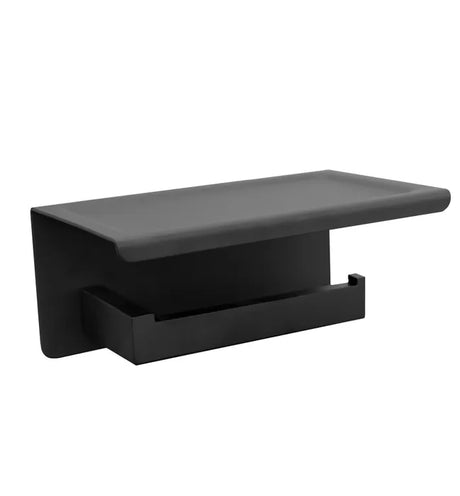 RECXIS Paper Holder with Phone Shelf - Black