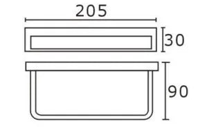 RECXIS Towel Ring (Chrome)
